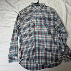 2 Button Down Shirts - Banana Republic, Khaki Surplus